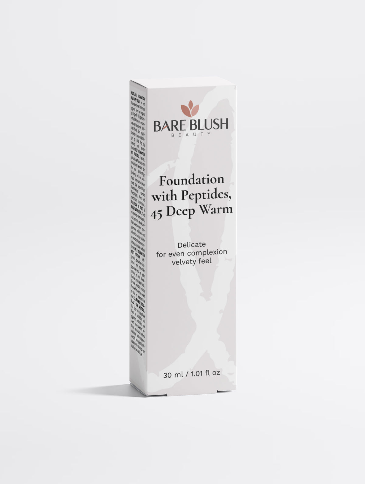 Foundation with Peptides — 45 Deep Warm | Rich, Skin-Loving Coverage